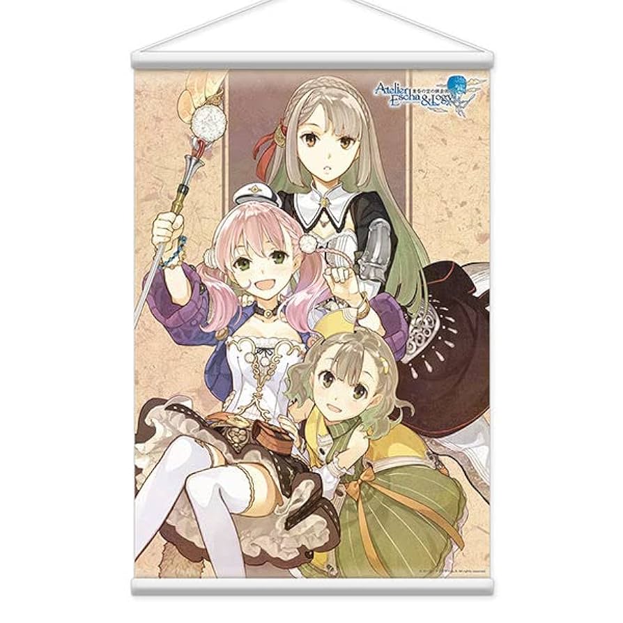 エスカ＆ロジーのアトリエ、タペストリー、新品 Amazon.co.jp: アトリエシリーズ 復刻 B2タペストリー type